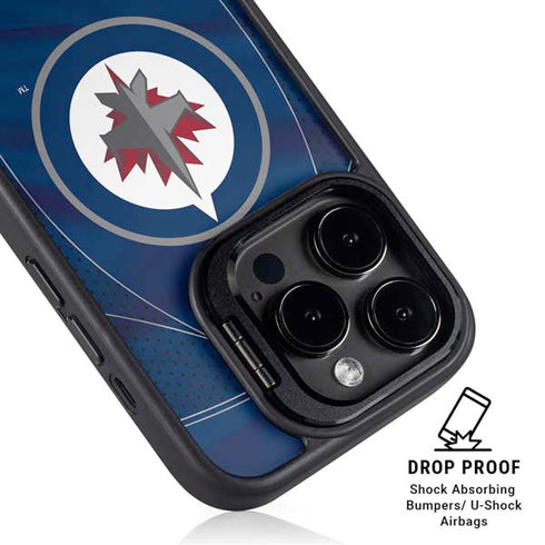 NHL Winnipeg Jets Jersey iPhone 15 Pro Kickstand Case